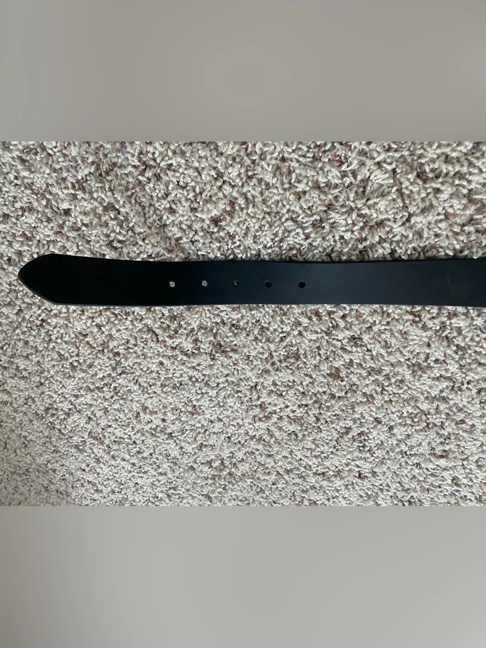 Target Black Women's Smooth Belt with Silver Round Buckle